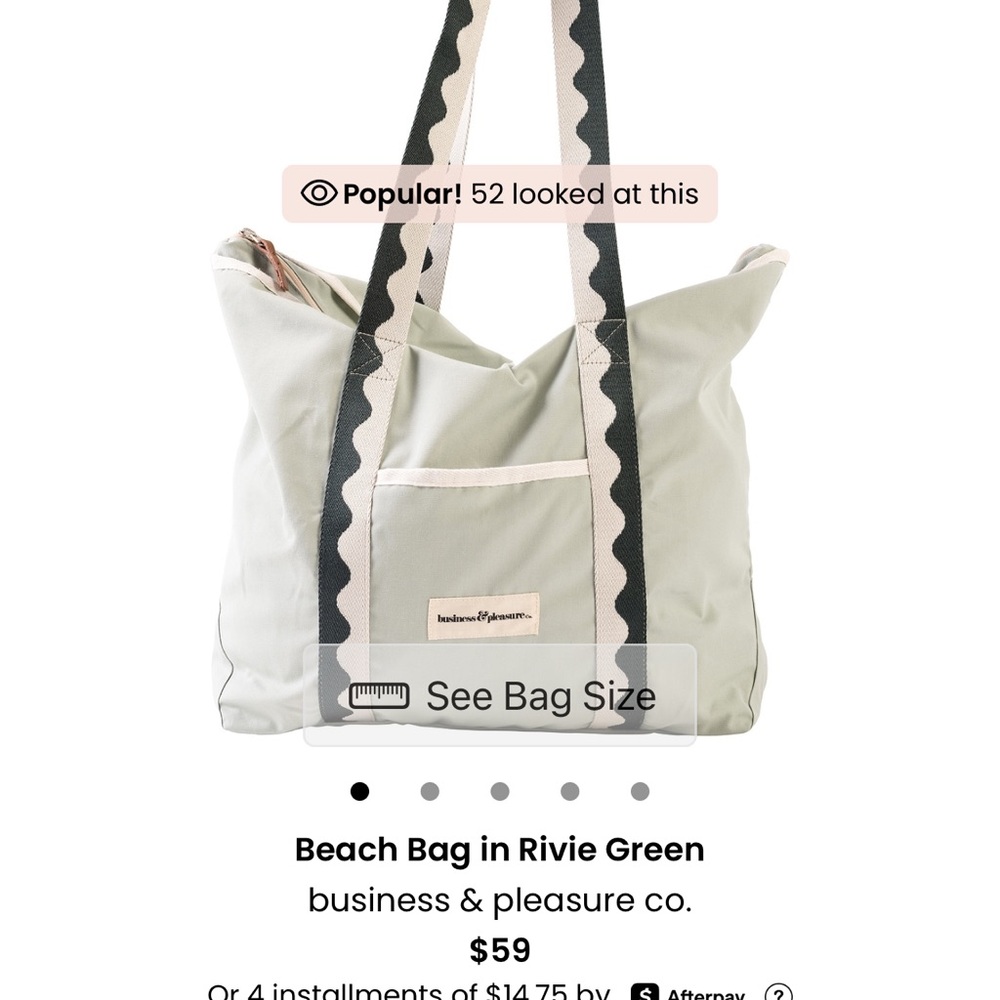 Business & Pleasure Beach Bag